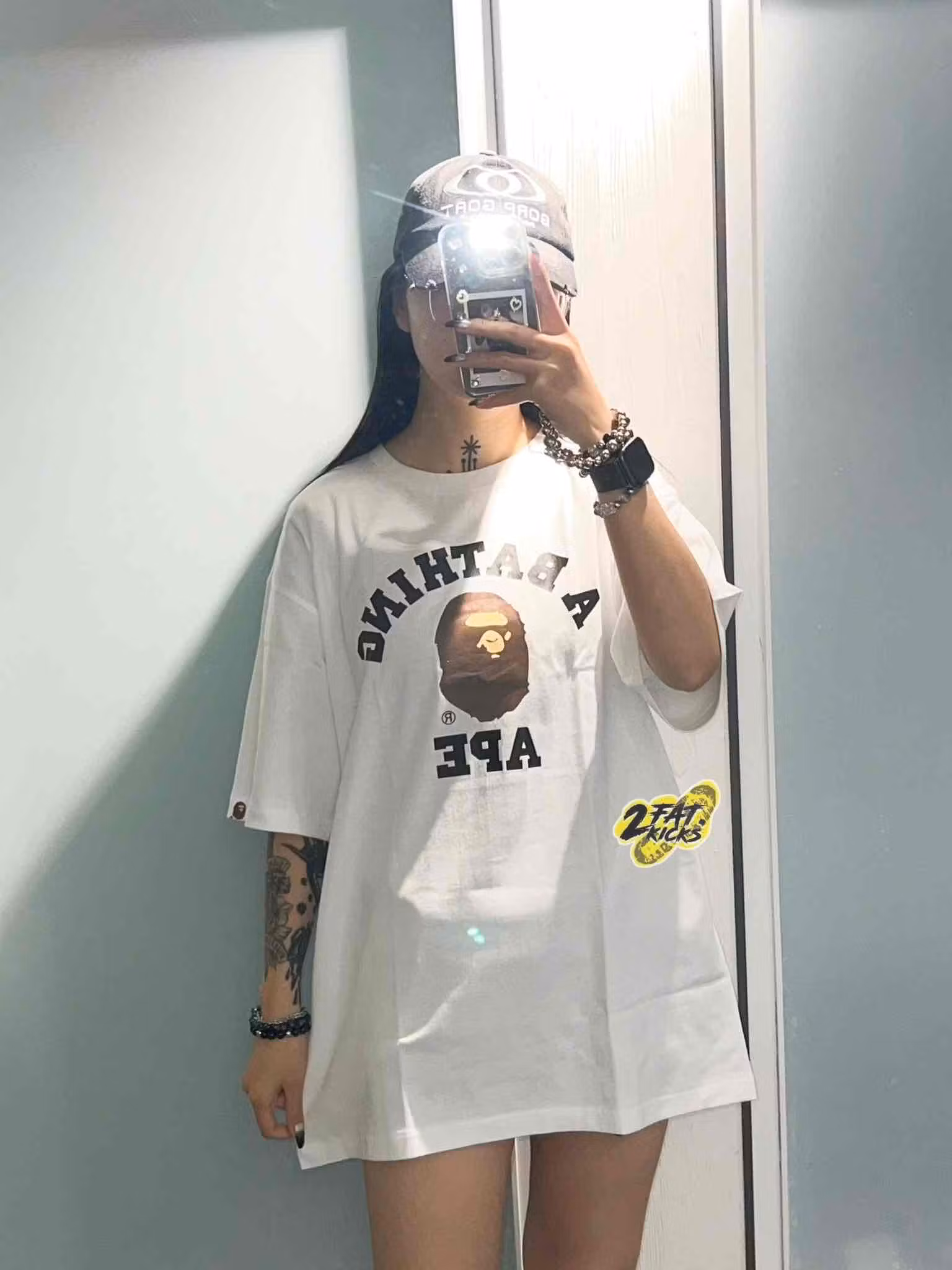 BAPE College Tee White BAPE College Tee White